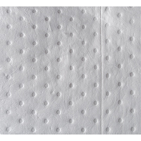 Feuilles absorbantes li&eacute;es de premi&egrave;re qualit&eacute;, Huile seulement, 15" x 17", 8 gal. d'absorption Pronet Distribution