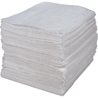 Feuilles absorbantes li&eacute;es de premi&egrave;re qualit&eacute;, Huile seulement, 15" x 17", 30 gal. d'absorption Pronet Distribution