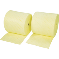 Rouleaux absorbants li&eacute;s de premi&egrave;re qualit&eacute;, Lourd, 150' lo x 15" la, Absorption 25 gal. Pronet Distribution
