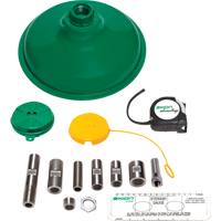 Axion Advantage&reg; Shower & Eye/Face Wash Upgrade Kit with Green ABS Plastic Eye/Face Wash Head & Showerhead Pronet Distribution
