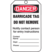 &eacute;tiquettes de s&eacute;curit&eacute;, Plastique, 3-1/4" la x 5-3/4" h, Anglais Pronet Distribution