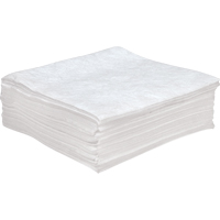 Feuilles absorbantes antistatiques de premi&egrave;re qualit&eacute;, Huile seulement, 30" x 30", 55 gal. d'absorption Pronet Distribution