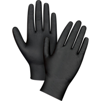 Heavyweight Tactile Grip Examination Gloves, Small, Nitrile, 8-mil, Powder-Free, Black Pronet Distribution