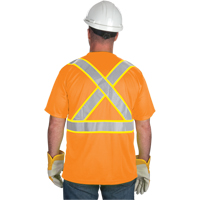 T-shirt conforme &agrave; la CSA, Polyester, Moyen, Orange Pronet Distribution