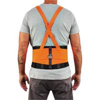 Ceinture de support dorsal haute visibilit&eacute; en &eacute;lasthanne ProFlex 100HV, &eacute;lastique, T-petit Pronet Distribution