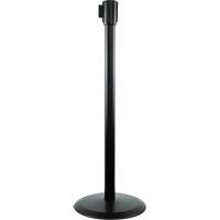 Poteaux recepteurs Slimline TensaBarrier, Hauteur de 38", Noir Pronet Distribution