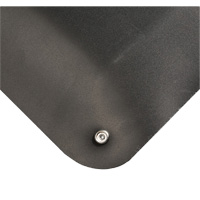 Tapis conducteur d'&eacute;lectricit&eacute; no 786, 2' la x 3' lo x 15/16" &eacute;p, PVC, Lisse, Noir Pronet Distribution