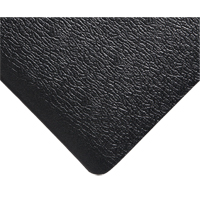 Tapis Deluxe Soft Step No 444, Rugueux, 3' x 5' x 5/8", Noir, &eacute;ponge en PVC Pronet Distribution