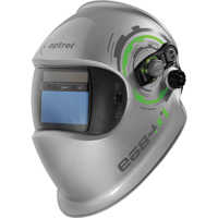 e684 Welding Helmets, 3.94" L x 1.97" W View Area, 4/5 - 13 Shade Range, Silver Pronet Distribution