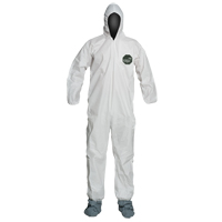 ProShield&reg; 50 Coveralls, Small, White, Microporous Pronet Distribution