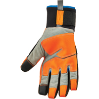 Gants utilitaires thermiques haute visibilit&eacute; performants et &eacute;tanches ProFlex 818WP, Paume Polyur&eacute;thane, Taille Petit Pronet Distribution