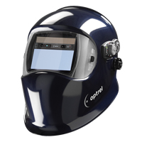 E684 Welding Helmets, 4.25" L x 2" W View Area, 4/5 - 13 Shade Range, Blue Pronet Distribution
