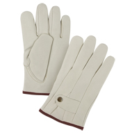 Premiun Winter-Lined Ropers Gloves, Large, Grain Cowhide Palm, Fleece Inner Lining Pronet Distribution