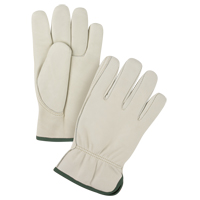 Premium Winter-Lined Driver's Gloves, Medium, Grain Cowhide Palm, Fleece Inner Lining Pronet Distribution