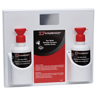 Dynamic Eyewash Station with Empty Bottles, Double Pronet Distribution