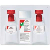 Dynamic Single-Use Eyewash Station with Isotonic Solution, Double Pronet Distribution