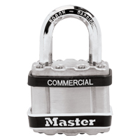 Laminated Padlock, Silver, Keyed Different, Laminated Steel, 1-3/4" Width Pronet Distribution