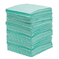 Feuilles absorbantes li&eacute;es de premi&egrave;re qualit&eacute;, Mati&egrave;res dangereuses, 15" x 18", 30 gal. d'absorption Pronet Distribution