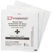 Gaze Dynamic, Tampon, 4" lo x 4" la, St&eacute;rile, Dispositif m&eacute;dical Classe 1 Pronet Distribution