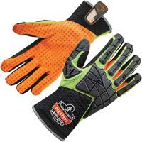 Gants &agrave; dos absorbeur d'impacts ProFlex 925F(X), Petit, Paume en Cuir refendu, Poignet &agrave; enfiler Pronet Distribution