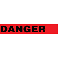 Floor Safety Tape, 3" x 54', Vinyl, Black/Red Pronet Distribution