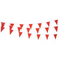 Cordon de fanions, 60' lo, Rouge Pronet Distribution