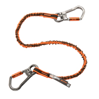 Longe porte-outils &agrave; rotule et &agrave; verrouillage double Squids 3119F(x), Tendeur, Mousqueton double Pronet Distribution