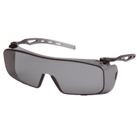 Cappture OTG Safety Glasses, Grey/Smoke Lens, Anti-Fog, ANSI Z87+/Meets/Exceeds CSA Z94.3 Pronet Distribution