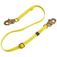 Longe de positionnement r&eacute;glable &agrave; sangle, 1 branches, 4', Classe CSA B, Polyester Pronet Distribution