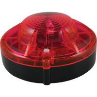 Balise stroboscopique rouge magn&eacute;tique, Plastique Pronet Distribution