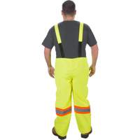 RZ1000 Rain Bib Pants, Polyester, Small, High Visibility Lime-Yellow Pronet Distribution
