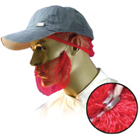 Filets &agrave; barbe jetables, Polypropyl&egrave;ne, Rouge Pronet Distribution