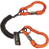Longe porte-outils Squids 3166, Spirale, Mousqueton double Pronet Distribution