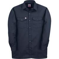 Long-Sleeved Twill Work Shirt, Men's, 4X-Large, Navy Blue Pronet Distribution