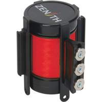 Cassette de ruban magn&eacute;tique pour barri&egrave;re de contr&ocirc;le des foules personnalis&eacute;e, 12', Ruban Rouge Pronet Distribution