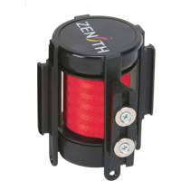 Cassette de ruban magn&eacute;tique pour barri&egrave;re de contr&ocirc;le des foules personnalis&eacute;e, 7', Ruban Rouge Pronet Distribution