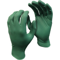 Gants 5559PF Green Monkey, Petit, Nitrile, 4 mils, Sans poudre, Vert Pronet Distribution