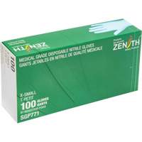 Puncture-Resistant Medical-Grade Disposable Gloves, X-Small, Nitrile, 4.5-mil, Powder-Free, Blue, Class 2 Pronet Distribution