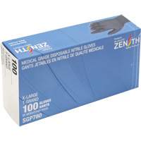 Gants jetables de calibre m&eacute;dical r&eacute;sistants &agrave; la perforation, T-Grand, Nitrile, 5 mils, Sans poudre, Noir, Classe 2 Pronet Distribution