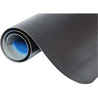 Tapis antimicrobiens WD Elegance, Lisse, 3' x 5' x 9/16", Noir, Vinyle Pronet Distribution