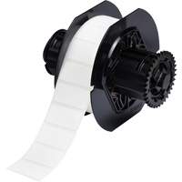 B33 Polyamide Coated Cloth Labels, Nylon, 1.5" L x 0.75" H, White Pronet Distribution