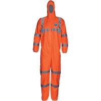 HV High Visibility Coveralls with Hood, Small, Orange, Tyvek&reg; 500 Pronet Distribution