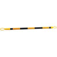 Retractable Cone Bar, 7'2" Extended Length, Black/Yellow Pronet Distribution