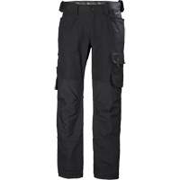 Oxford Work Pants, Cotton, Black, Size 30 Pronet Distribution