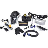 Trousse de respirateur d&eacute;puration dair propuls&eacute; pour lindustrie lourde Versaflo, Capuchon & visi&egrave;re, Pile Lithium-ion Pronet Distribution