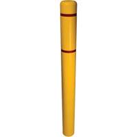 Bollard Cover, 6" Dia. x 52" L, Yellow Pronet Distribution