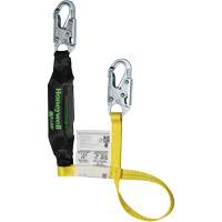 Miller&reg; HP Shock-Absorbing Lanyard, 4', Locking Snap Hook Center, Locking Snap Hook Leg Ends, Polyester Pronet Distribution