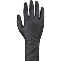 Gants jetables KeepKleen, Grand, Nitrile, 8 mils, Sans poudre, Noir Pronet Distribution