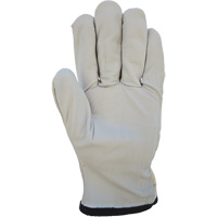 Cotton-Backed Drivers Gloves, Large, Grain Goatskin Palm Pronet Distribution
