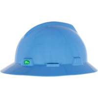 V-Gard&reg; GREEN Slotted Full Brim Hard Hat, Meets CSA Type 1, Ratchet Suspension Pronet Distribution
